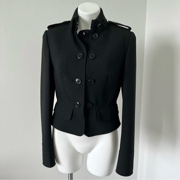 Karen Millen Jackets & Coats Karen Millen Black Military Jacket 8